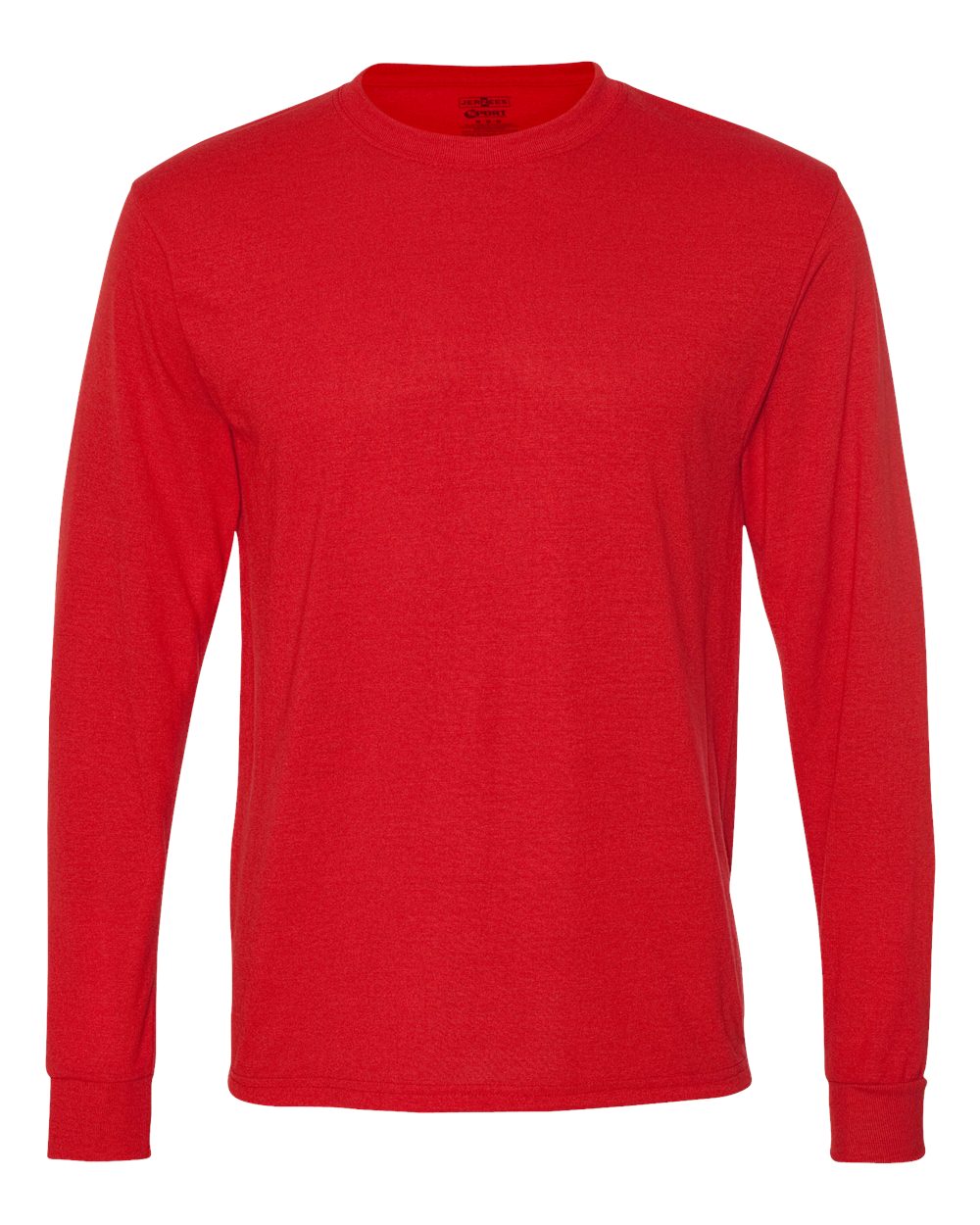 Unisex Dri-Power® Performance Long Sleeve T-Shirt - Front - B85535703 - True Red
