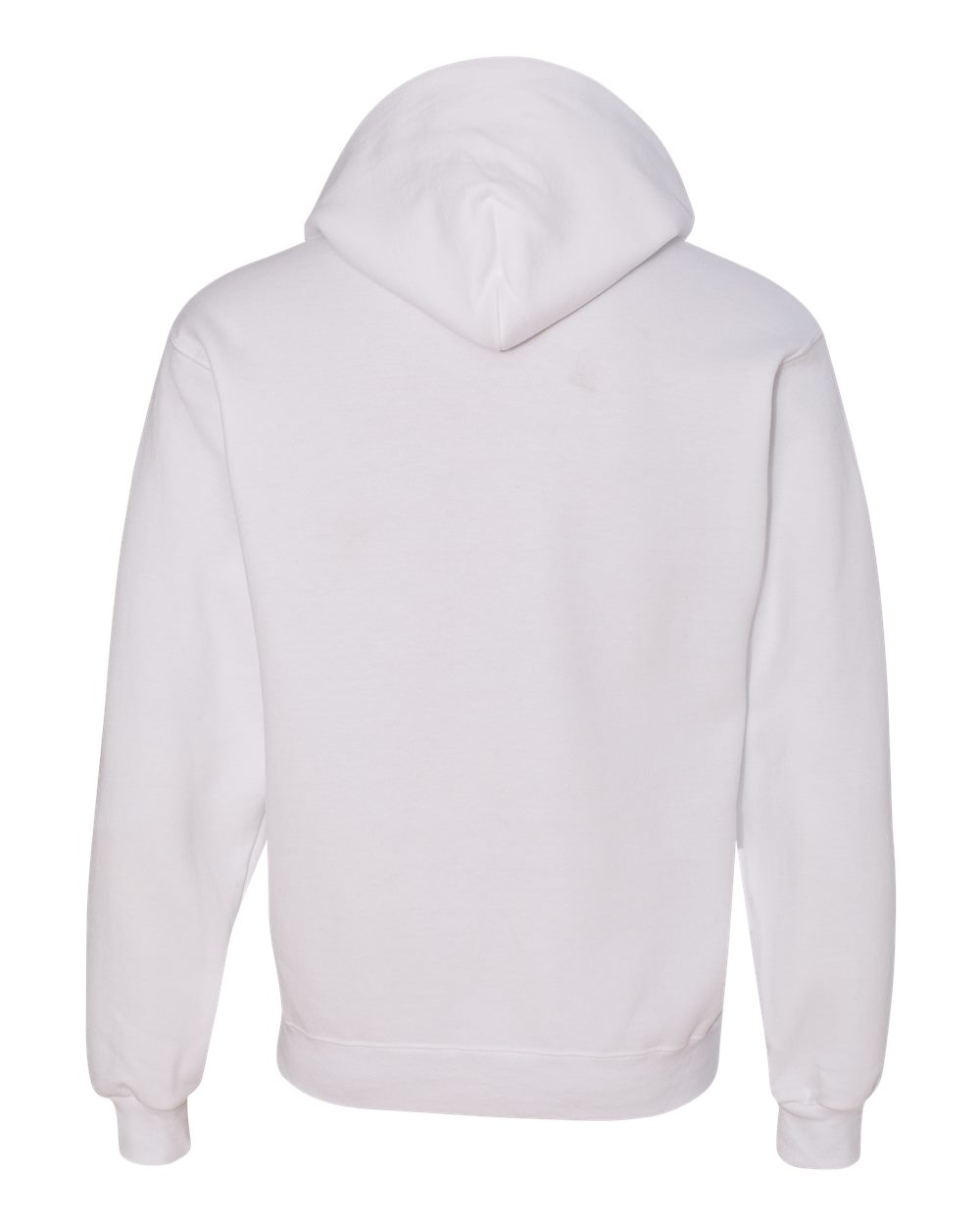 Unisex Super Sweats NuBlend® Full-Zip Hooded Sweatshirt - Back - B23535008 - White