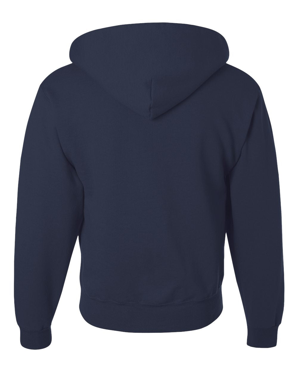 Unisex Super Sweats NuBlend® Full-Zip Hooded Sweatshirt - Back - B23535653 - J. Navy