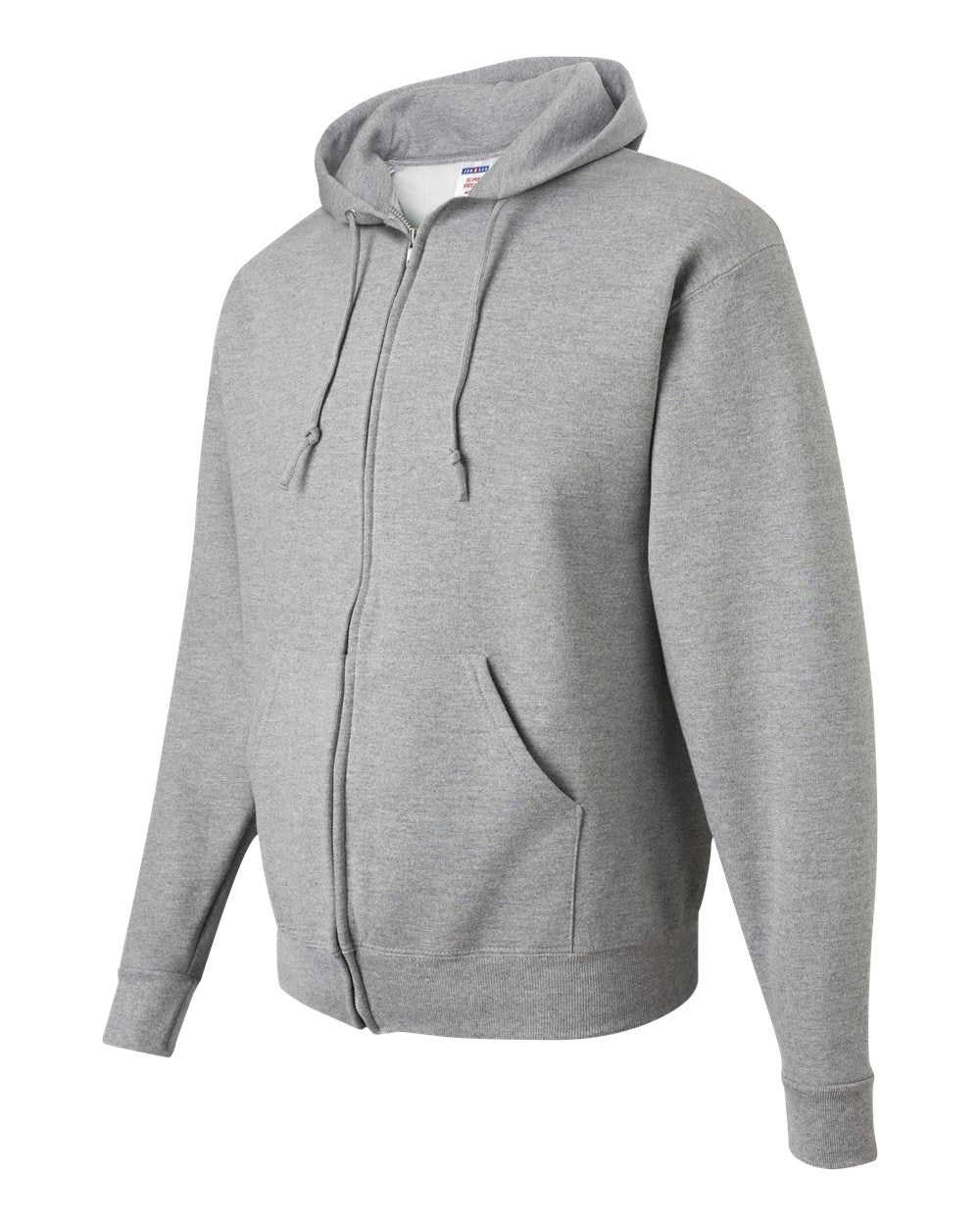 Unisex Super Sweats NuBlend® Full-Zip Hooded Sweatshirt - Side - B23535587 - Oxford