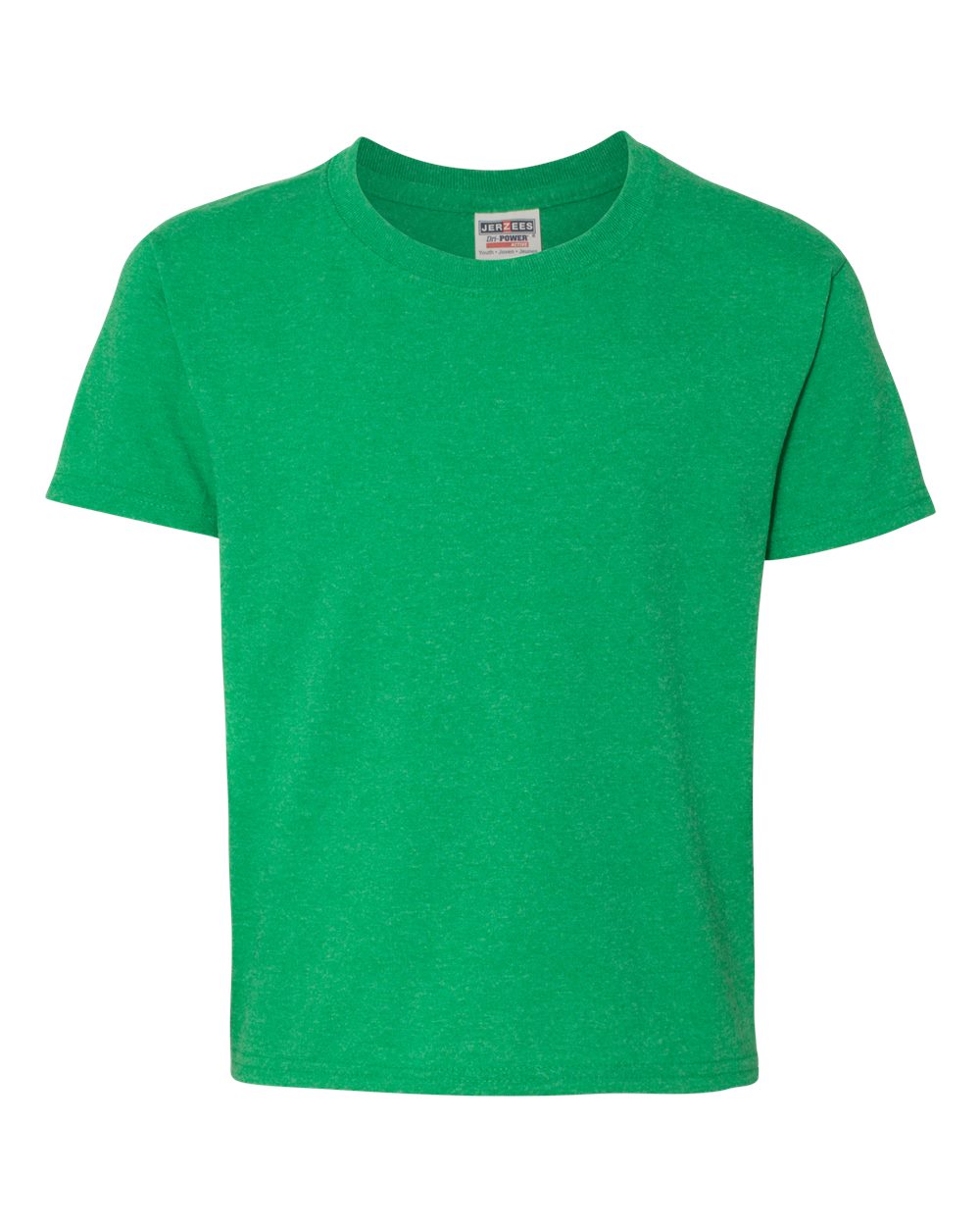 Youth Dri-Power® 50/50 T-Shirt - Front - B30535202 - Irish Green Heather