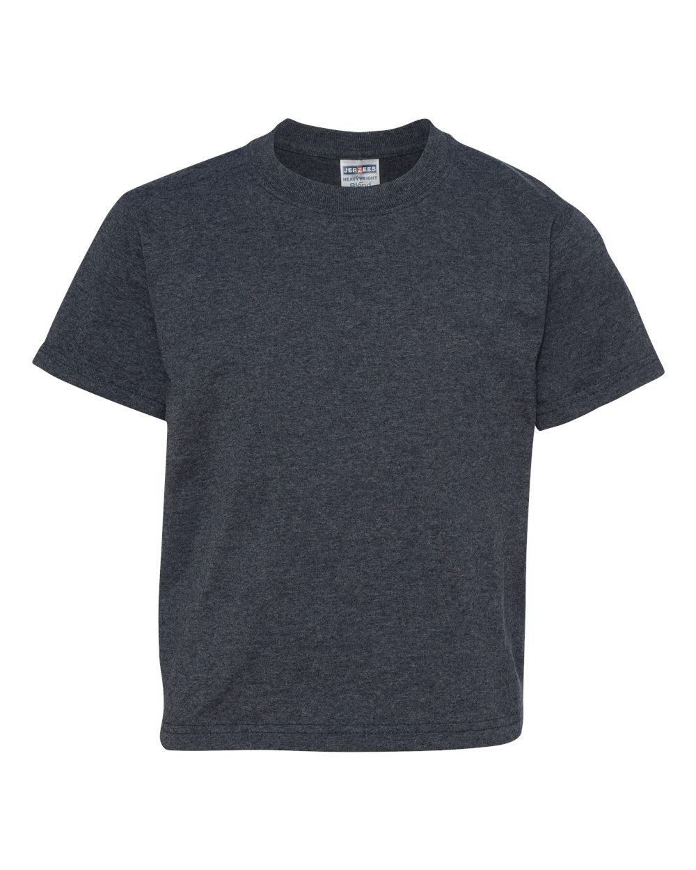 Youth Dri-Power® 50/50 T-Shirt - Front - B30535632 - Vintage Heather Navy