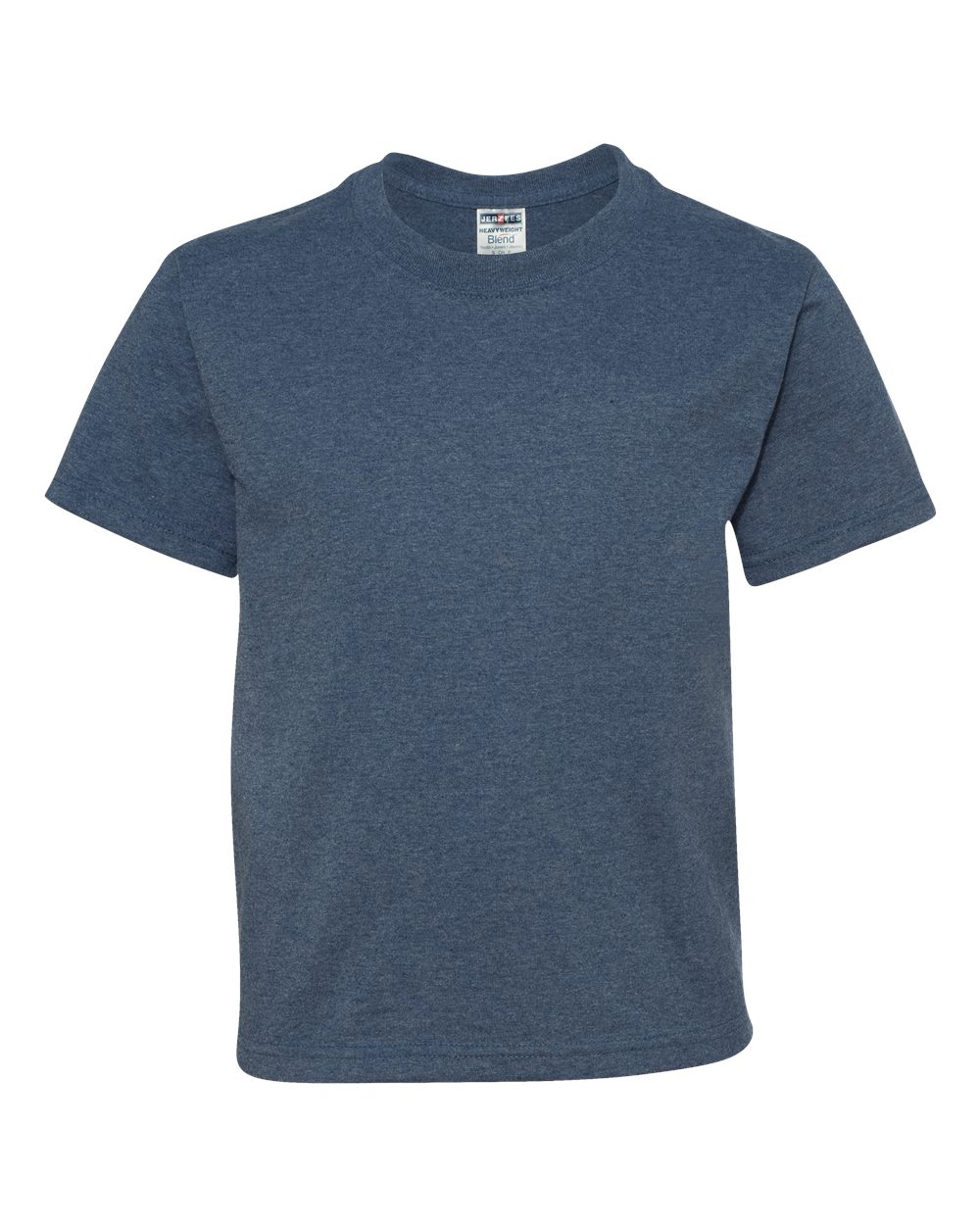 Youth Dri-Power® 50/50 T-Shirt - Front - B30535682 - Vintage Heather Blue