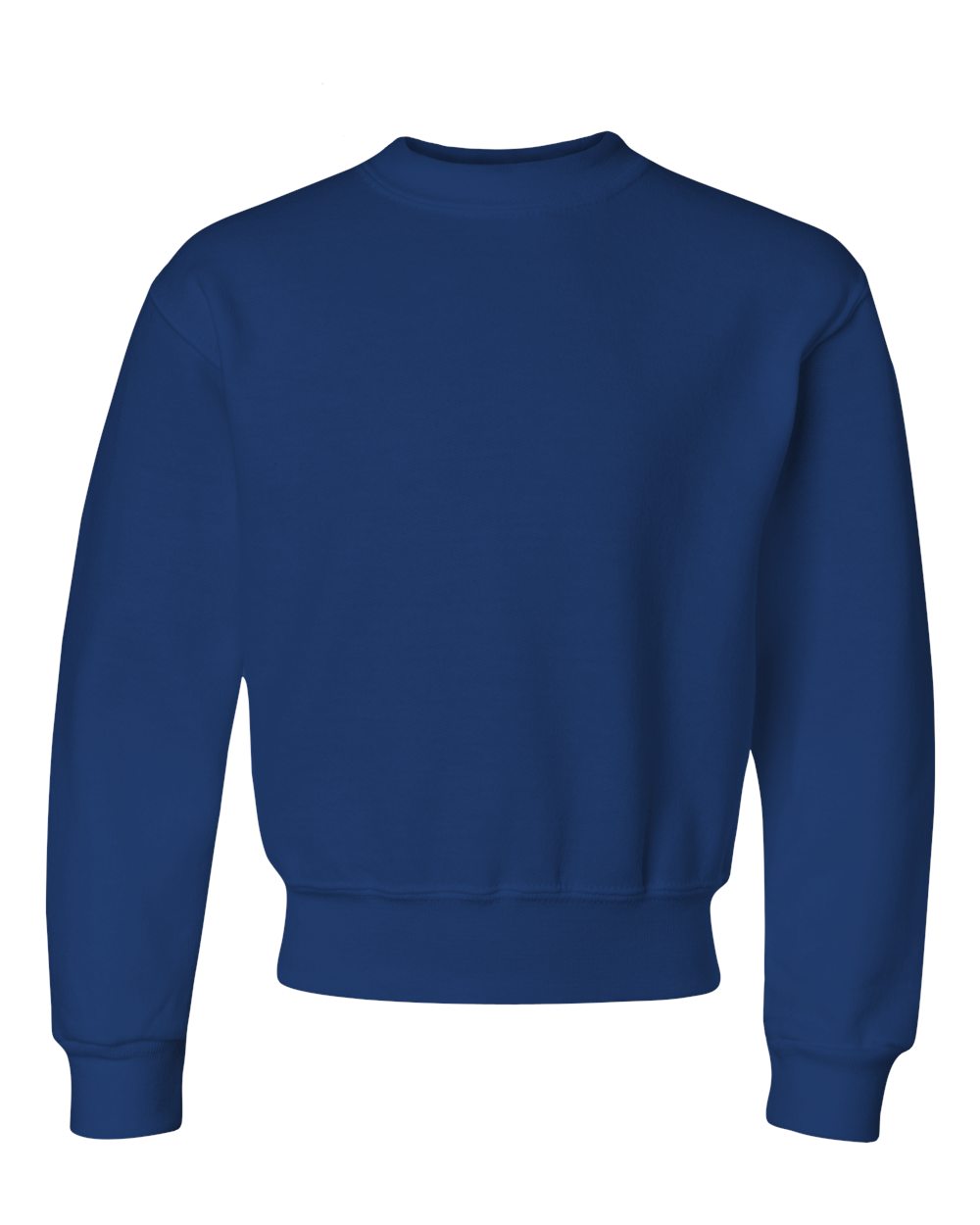 Youth NuBlend® Crewneck Sweatshirt - Front - B33035753 - Royal