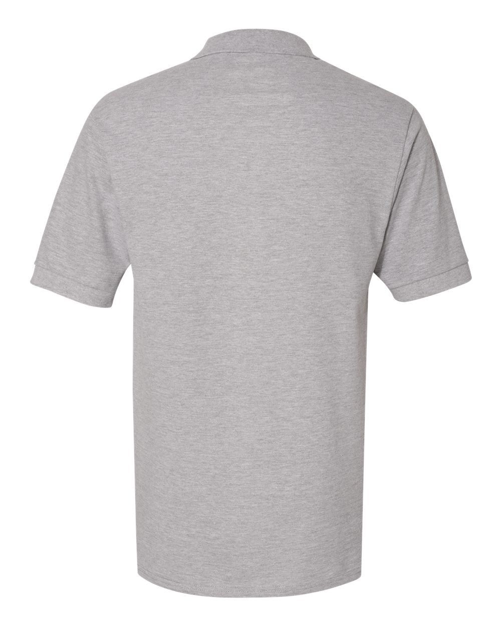 Men's 100% Ring-Spun Cotton Piqué Polo - Back - B54335583 - Athletic Heather