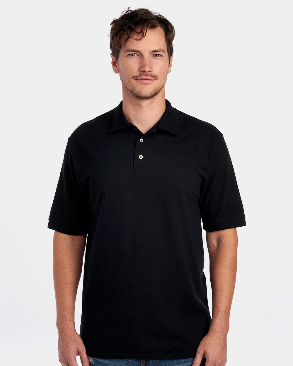 Men's 100% Ring-Spun Cotton Piqué Polo - styleImage