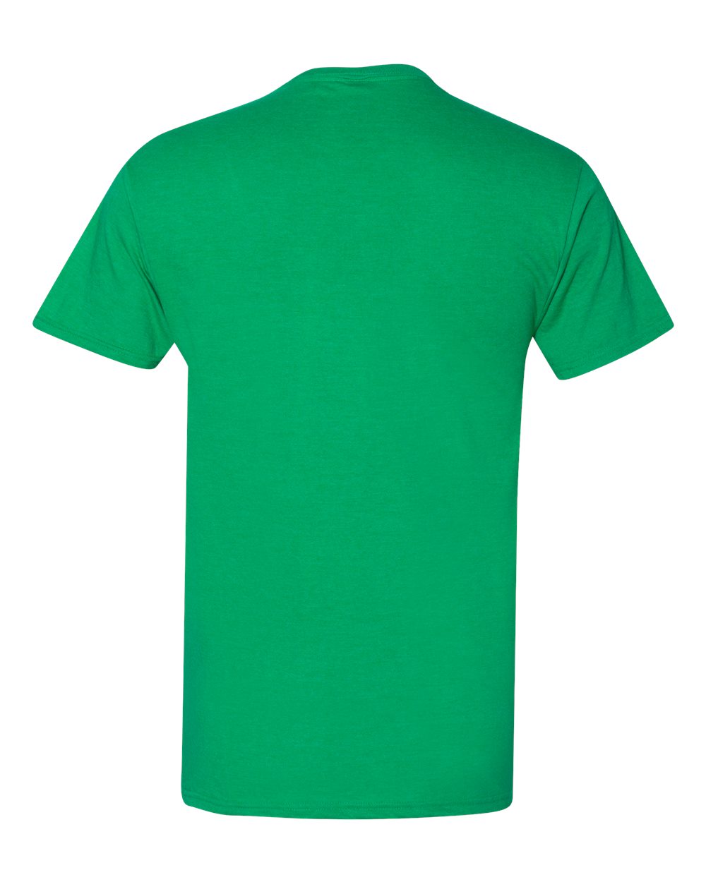 Unisex Dri-Power® Ringspun T-Shirt - Back - B03135203 - Irish Green Heather