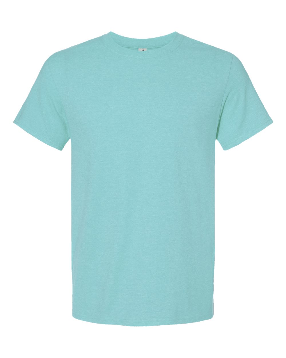 Premium Blend Ring-Spun T-Shirt - Front - B52035963 - Simply Aqua Heather