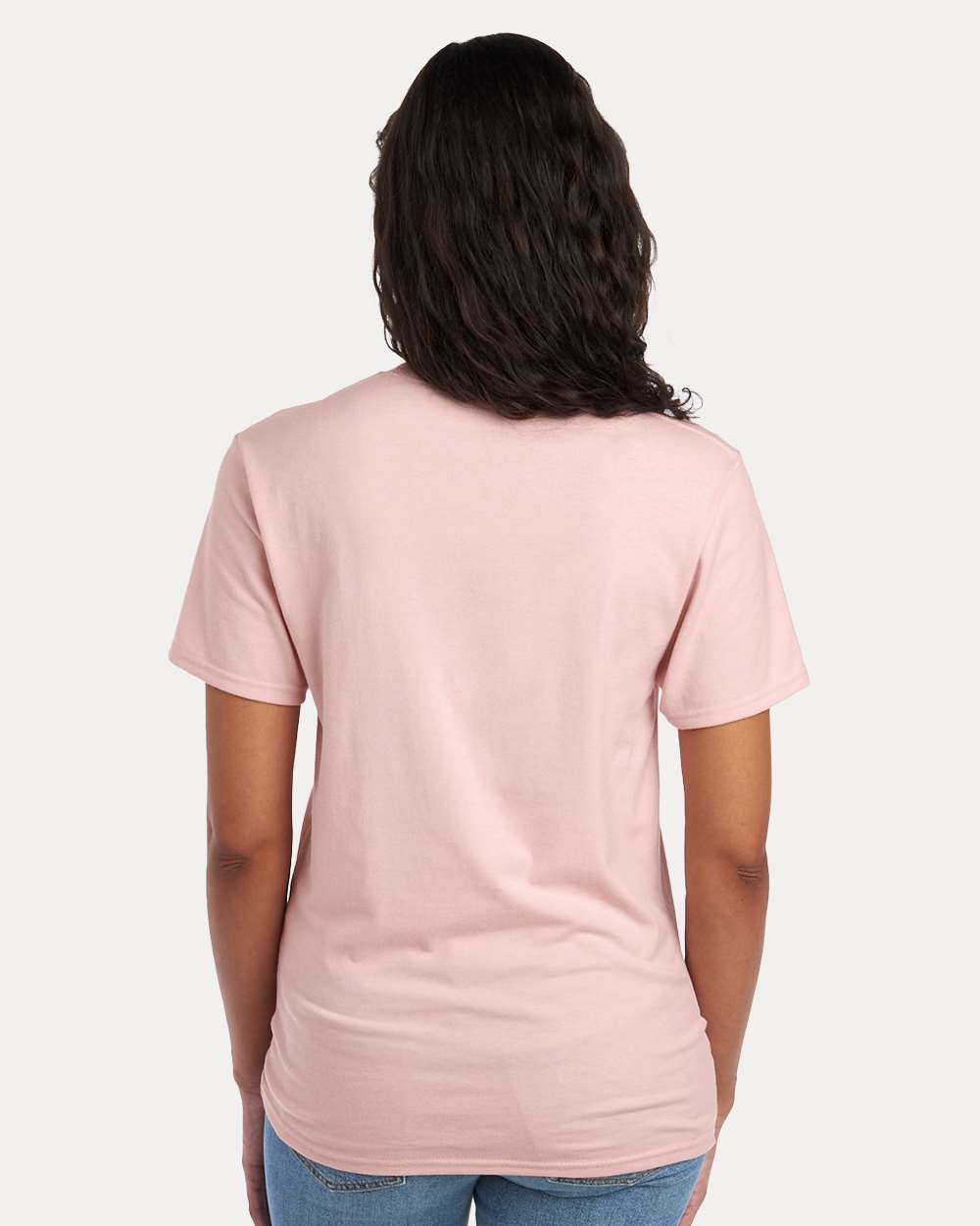 Premium Blend Ring-Spun T-Shirt - OnModelBack - B52035303 - Blush Pink
