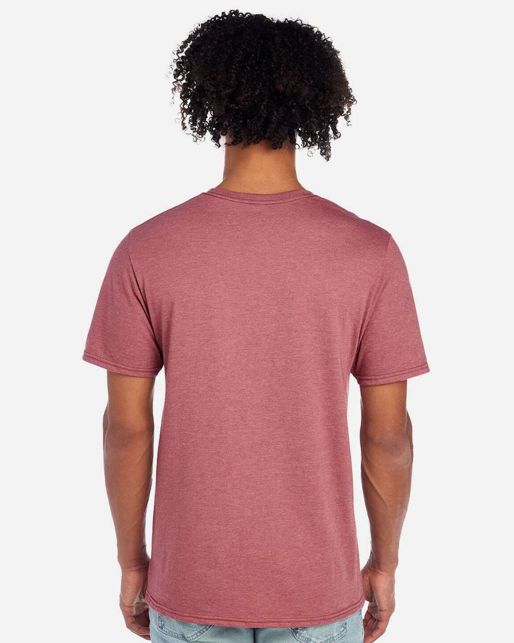 Premium Blend Ring-Spun T-Shirt - OnModelBack - B52035343 - Heather Mauve