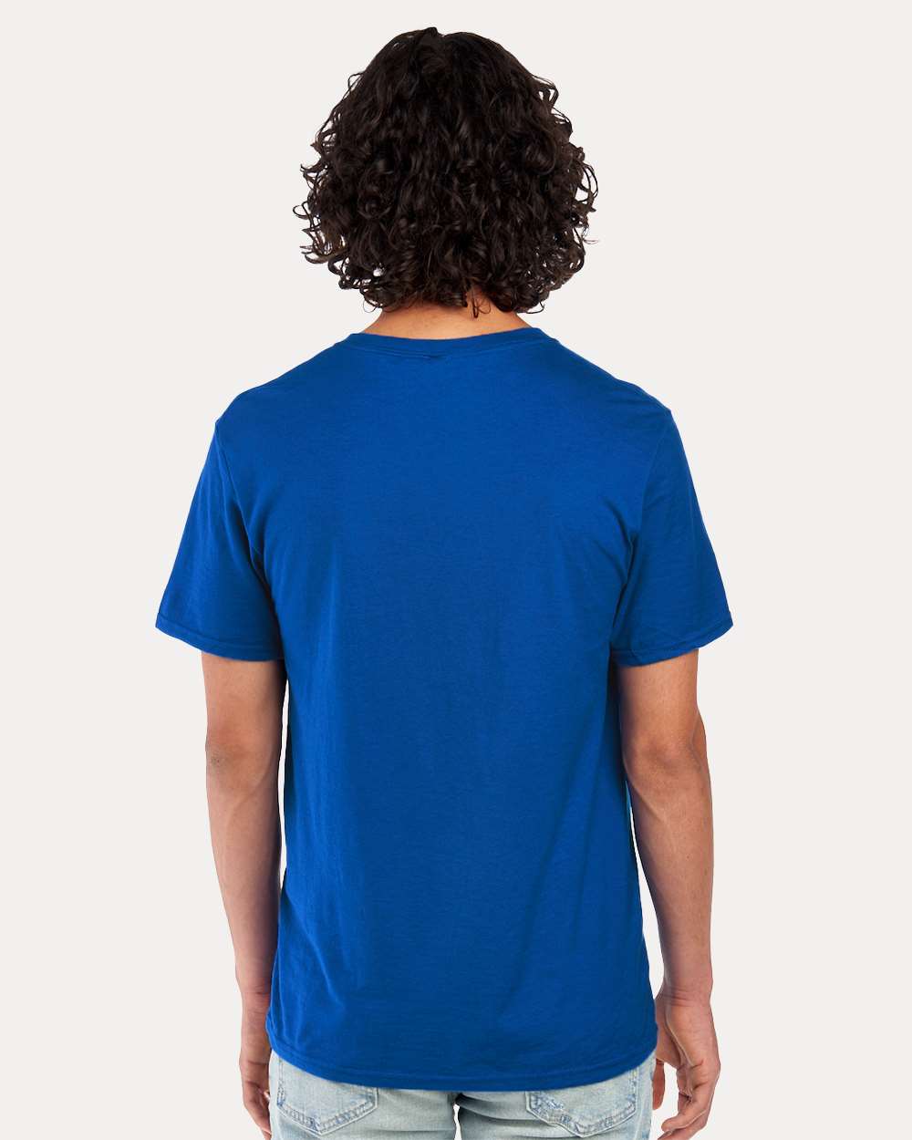 Premium Blend Ring-Spun T-Shirt - OnModelBack - B52035753 - Royal