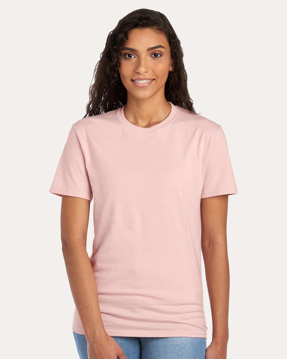 Premium Blend Ring-Spun T-Shirt - OnModelFront - B52035303 - Blush Pink