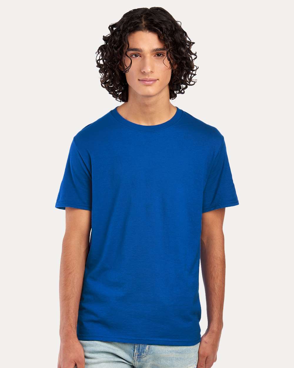Premium Blend Ring-Spun T-Shirt - OnModelFront - B52035753 - Royal
