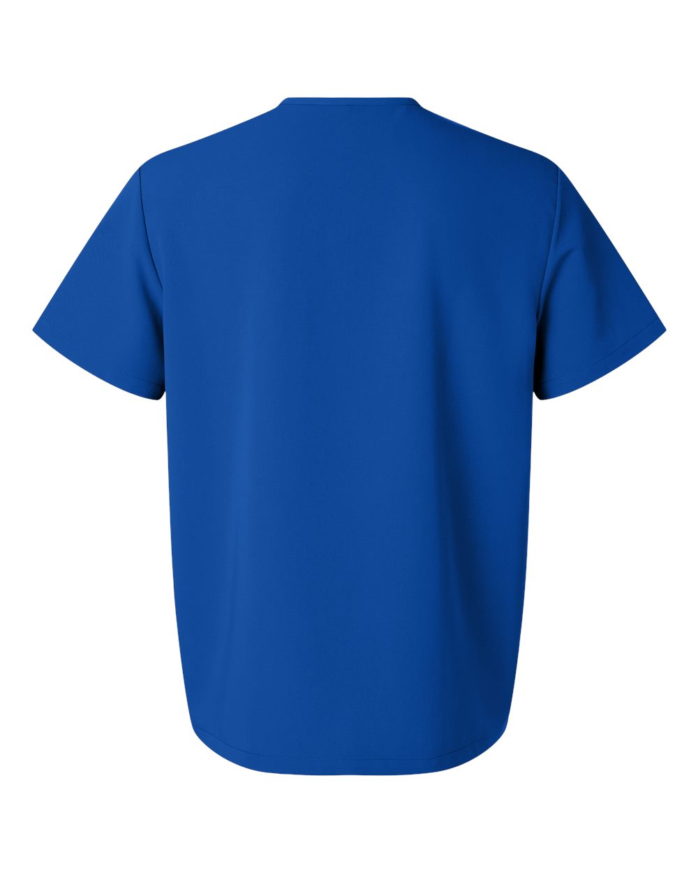 Men's Holmes Everyday 1-Pocket Scrub V-Neck Top - Back - B00045752 - Royal Blue