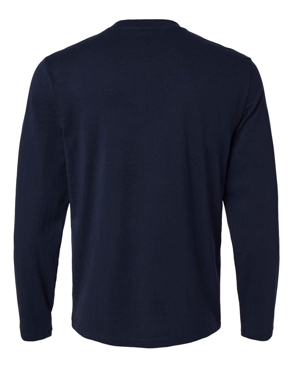 Men's RegenX Cotton Underscrub Long Sleeve T-Shirt - Back - B00445652 - Midnight Navy