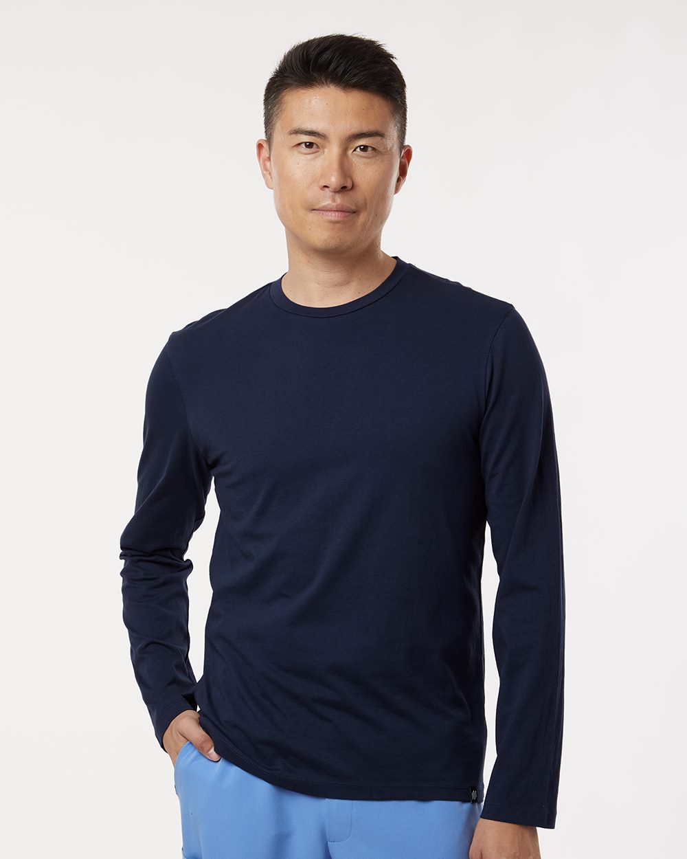 Men's RegenX Cotton Underscrub Long Sleeve T-Shirt - styleImage