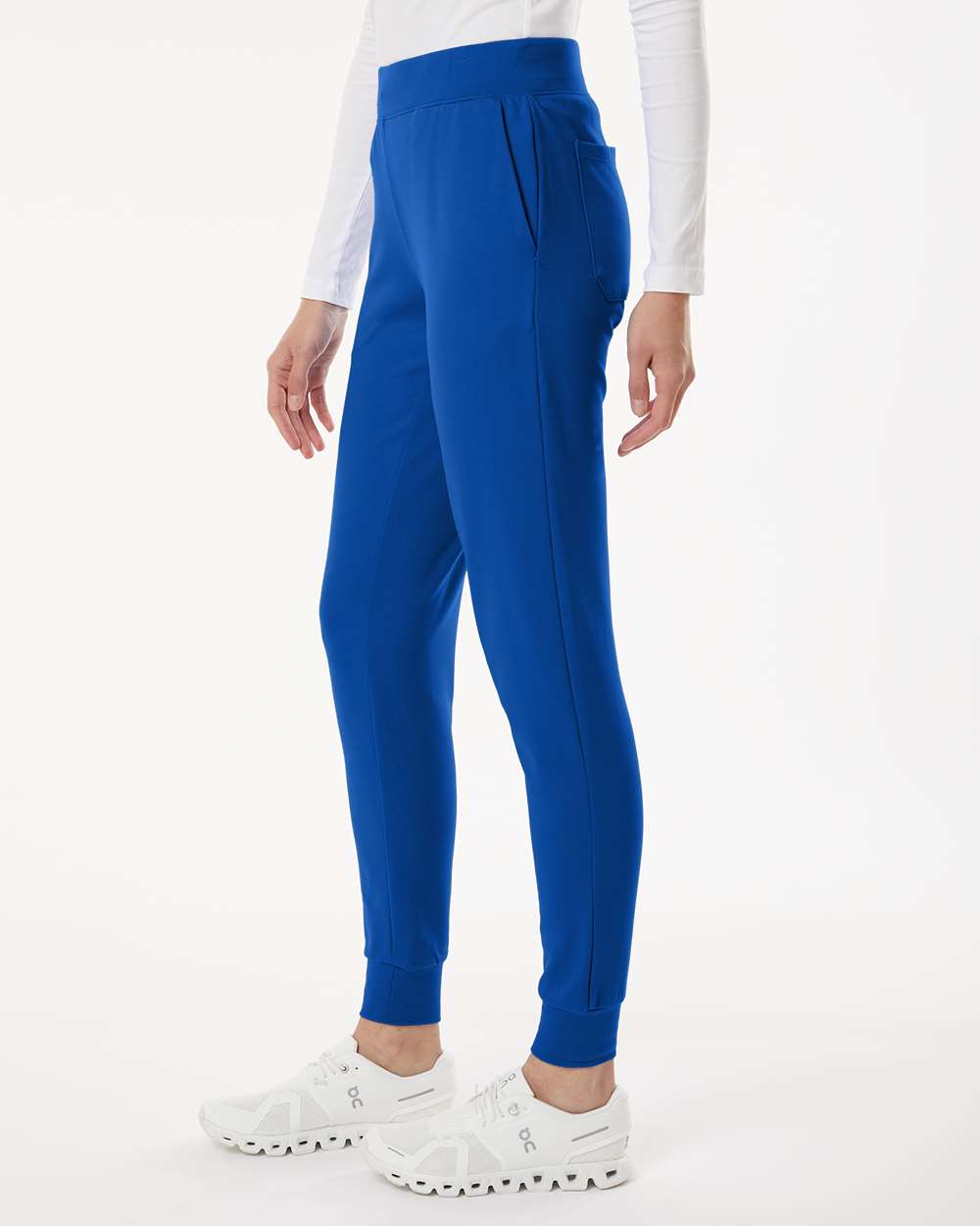 Women's Rubi Ultrasoft Scrub Joggers - OnModelSide - B01245751 - Royal Blue