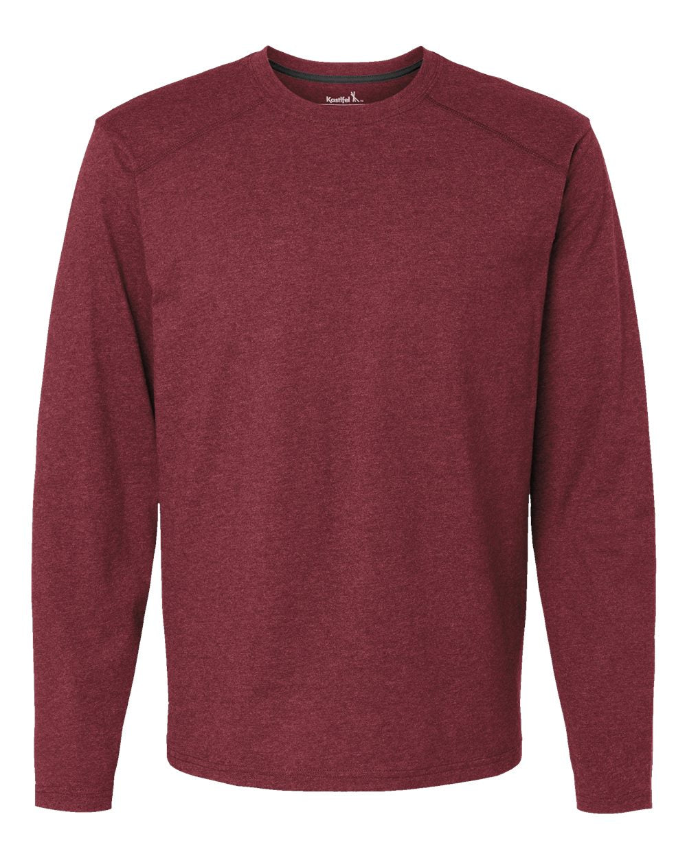 Unisex RecycledSoft™ Long Sleeve T-Shirt - Front - B10162523 - Burgundy