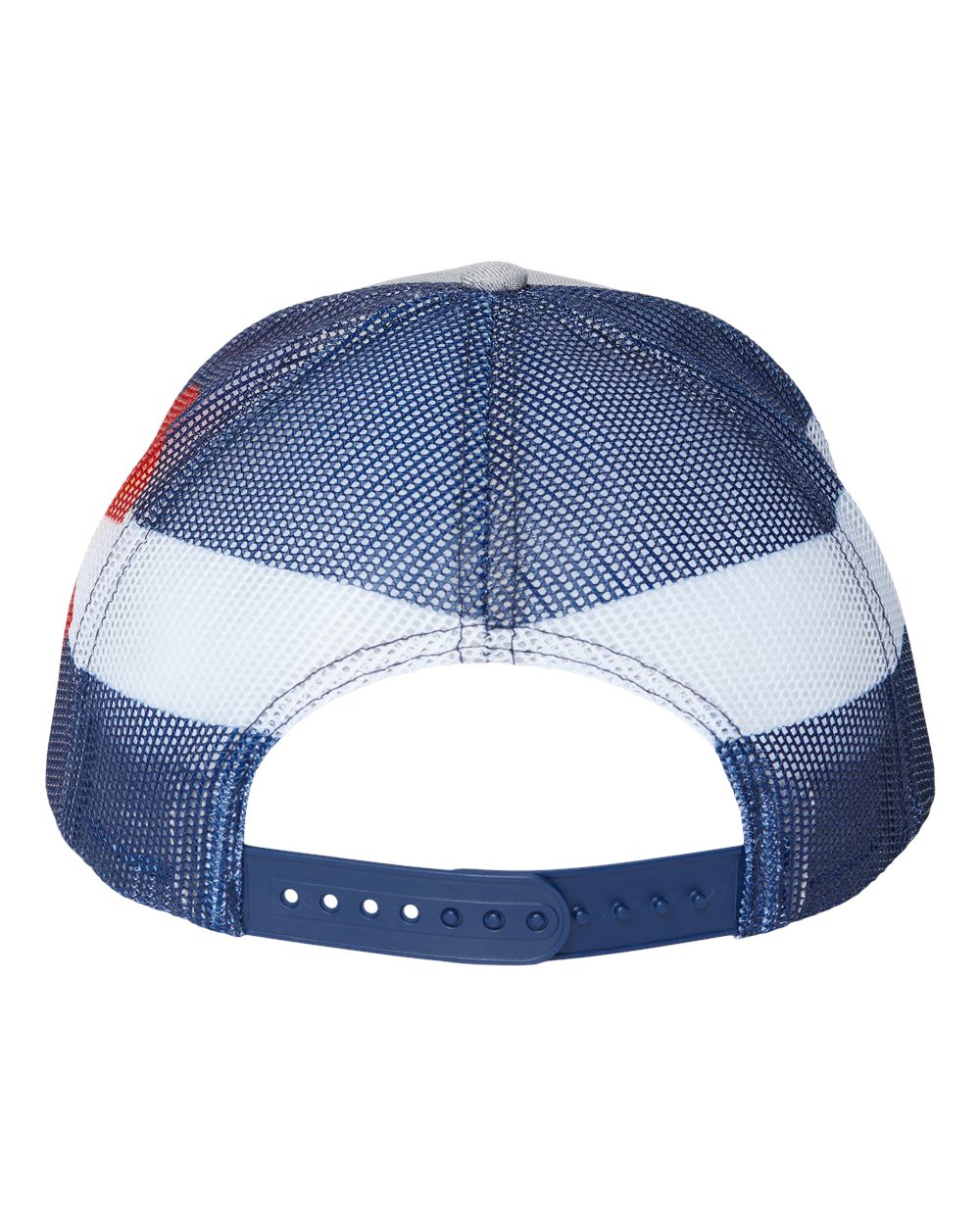 Printed Mesh Trucker Cap - Back - B93195130 - Heather Grey/ Colorado Flag