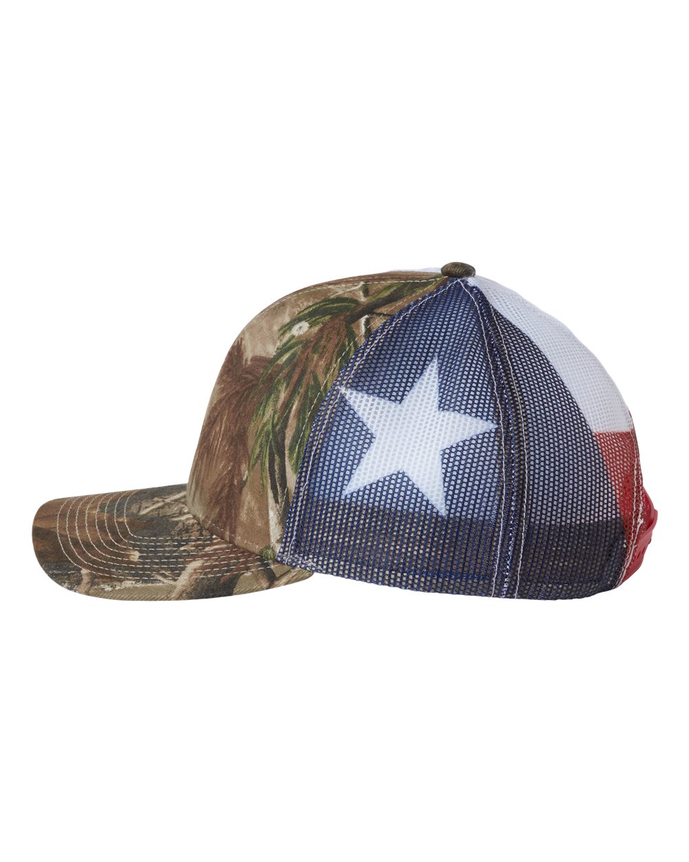 Printed Mesh Trucker Cap - DirectSide - B93195980 - All Purpose/ Texas Flag