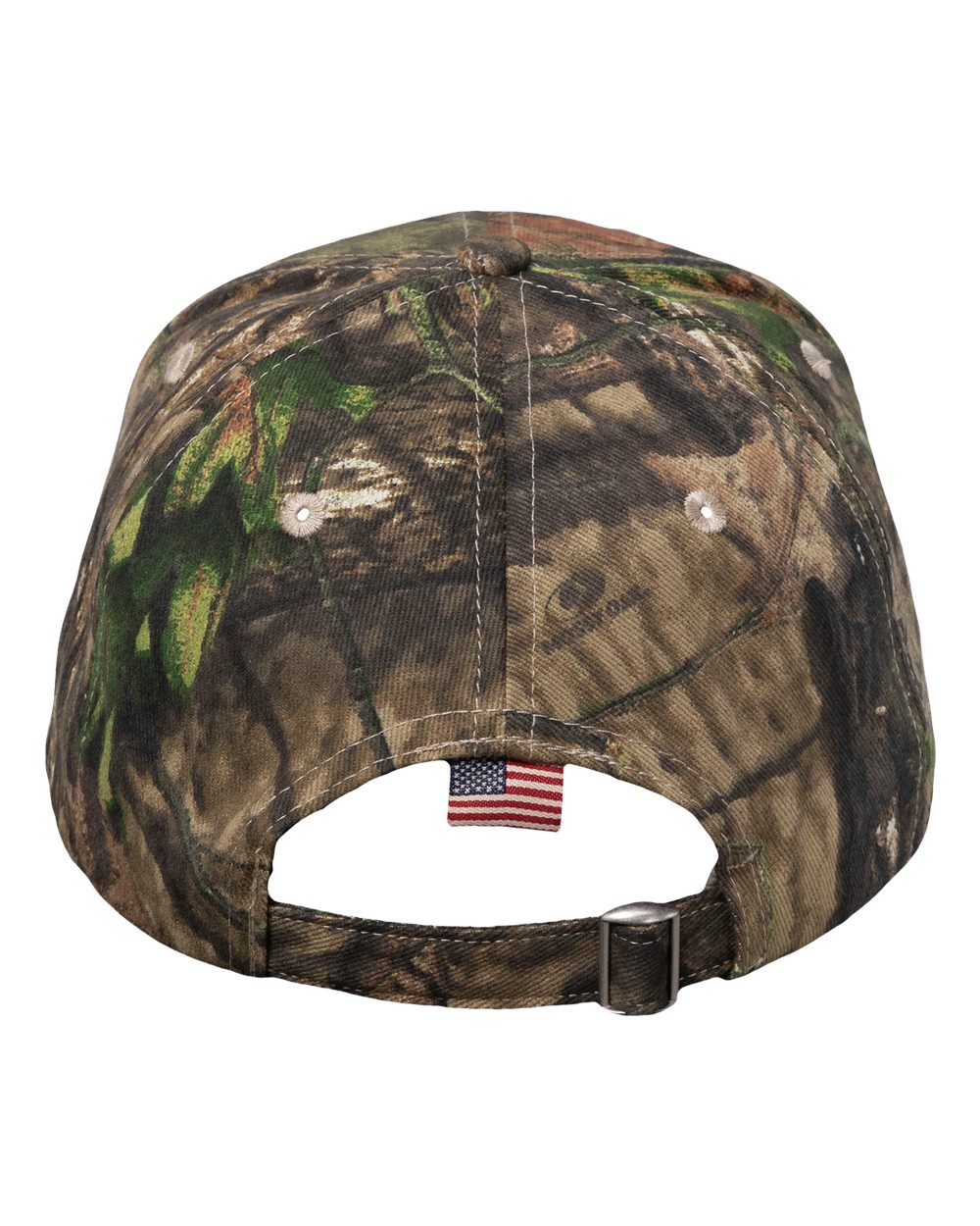 Camo Woven USA Flag Cap - Back - B30595100 - Xtra/ USA Flag