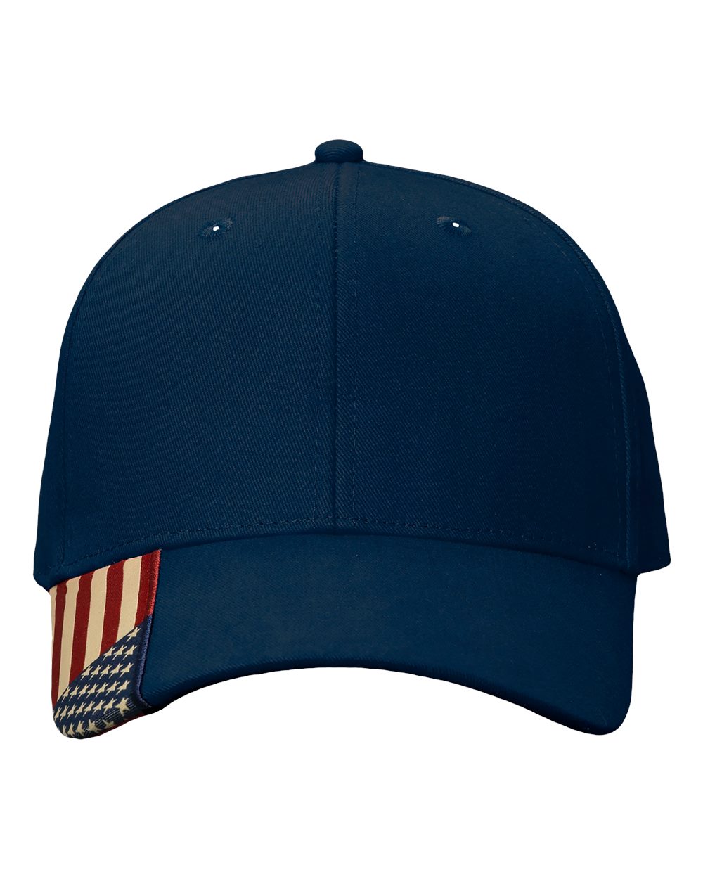 USA Flag Cap - Front - B30695650 - Navy/ USA