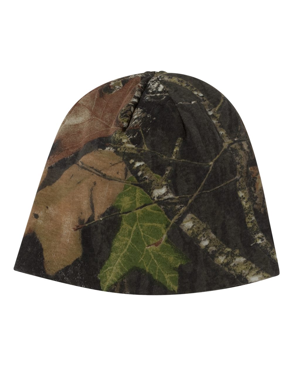 8" Licensed Camo Beanie - Front - B86095620 - Mossy Oak BreakUp