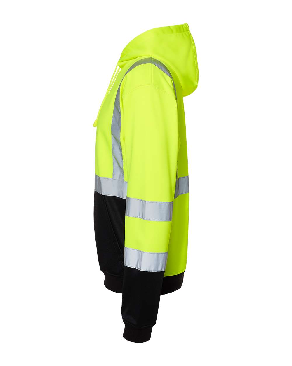 Unisex Hi-Vis Hooded Sweatshirt - DirectSide - B09329173 - Lime