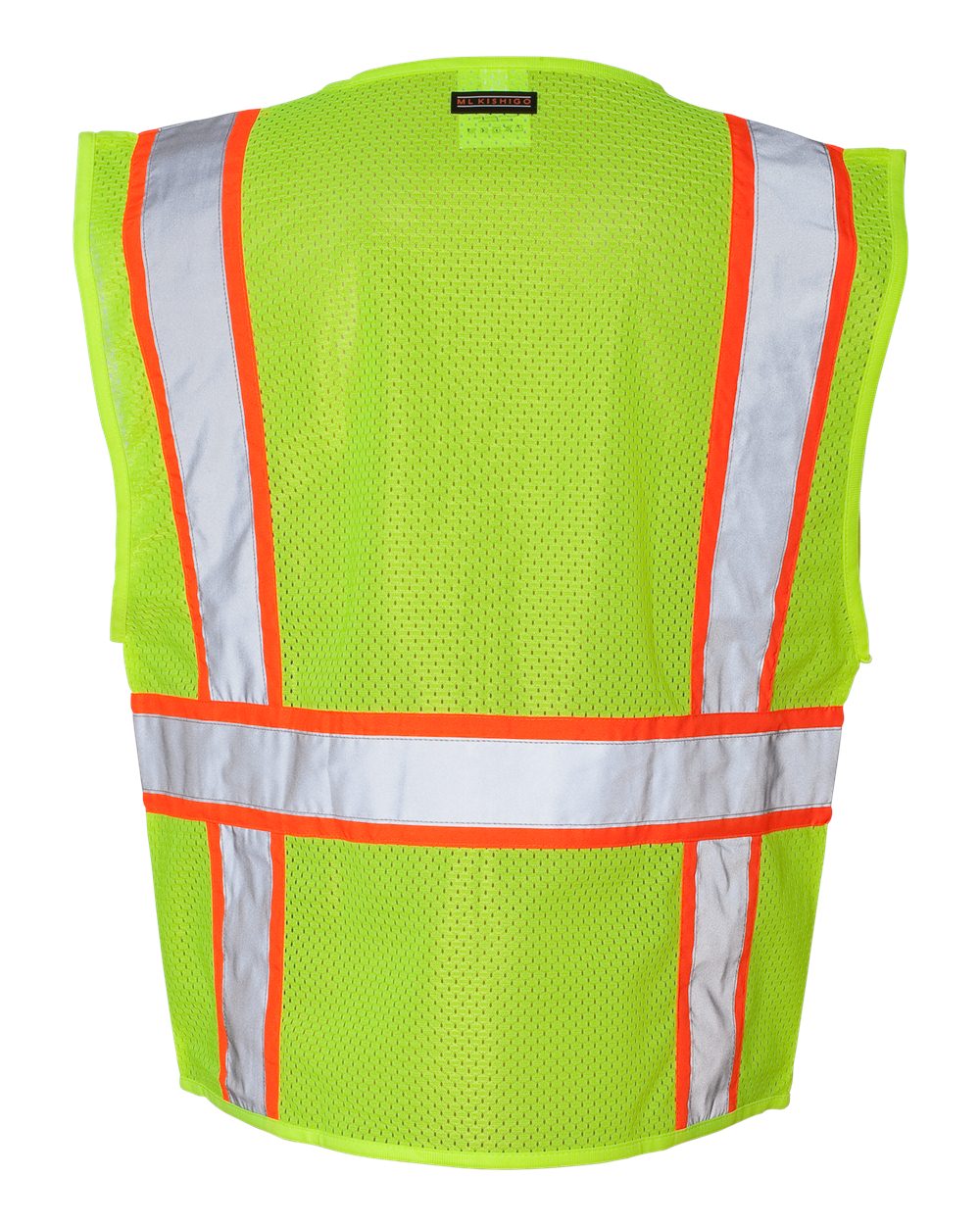 Unisex Ultra-Cool™ Solid Front Vest with Mesh Back - Back - B76729173 - Lime