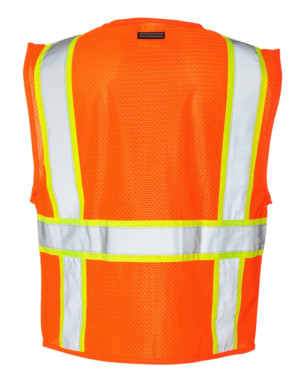 Unisex Ultra-Cool™ Solid Front Vest with Mesh Back - Back - B76729663 - Orange