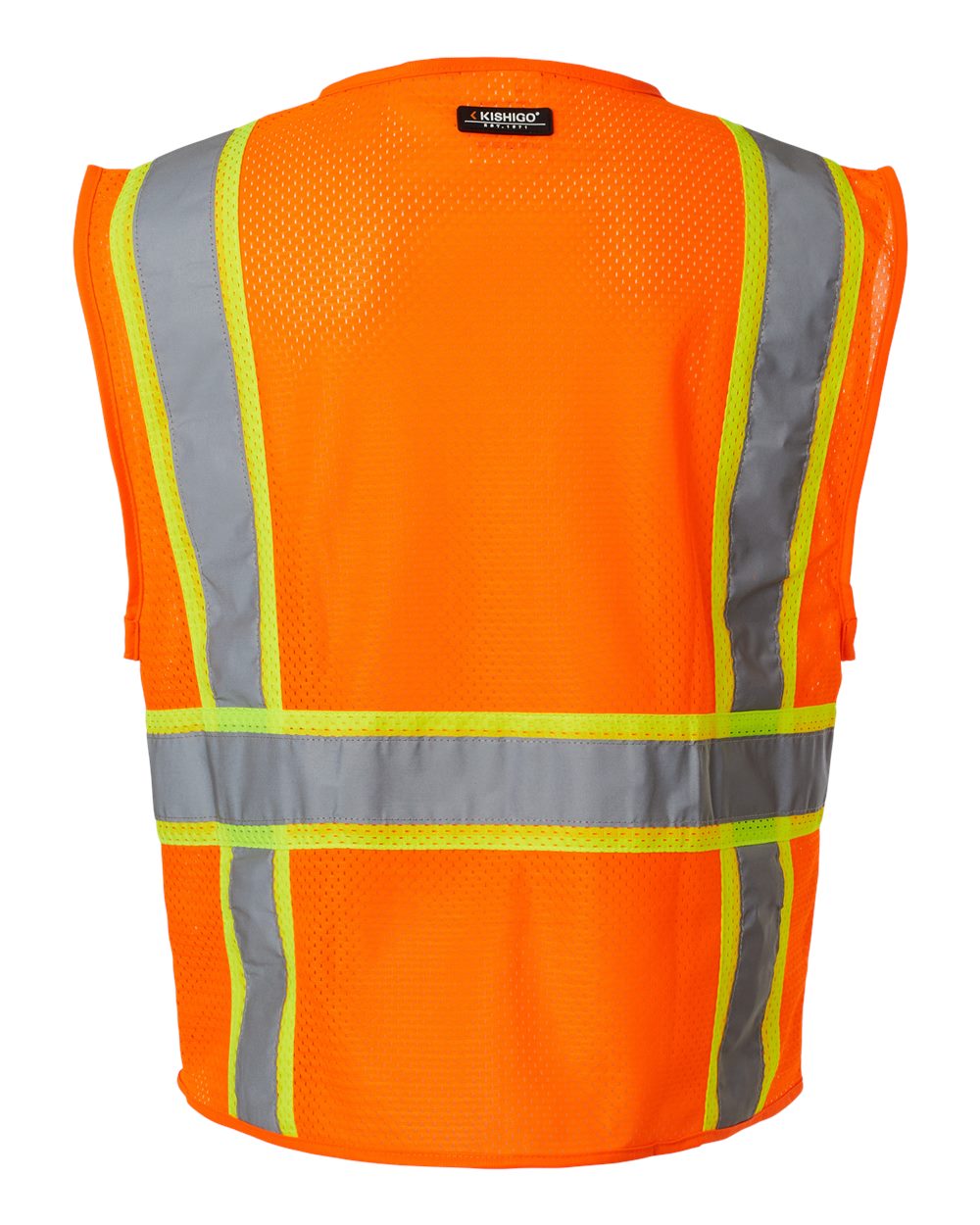 Unisex Ultra-Cool™ Multi-Pocket Vest - Back - B86329663 - Orange
