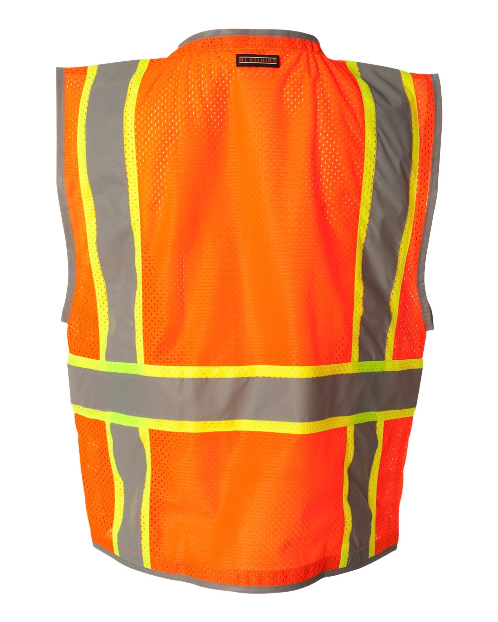 Unisex Premium Brilliant Series® Heavy-Duty Class 2 Vest - Back - B86929663 - Orange