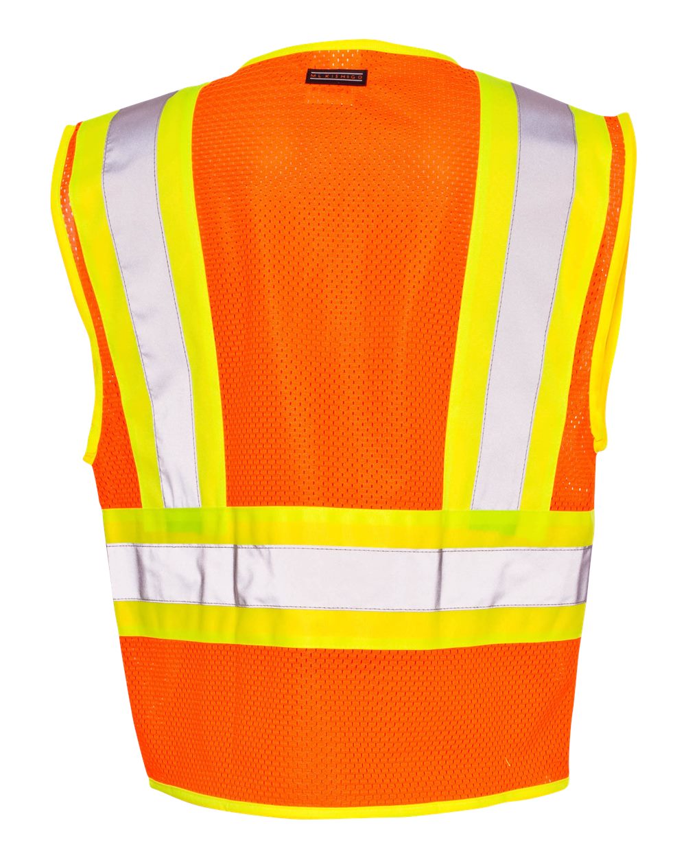 Unisex Ultra-Cool™ Contrasting Mesh Vest - Back - B87529663 - Orange