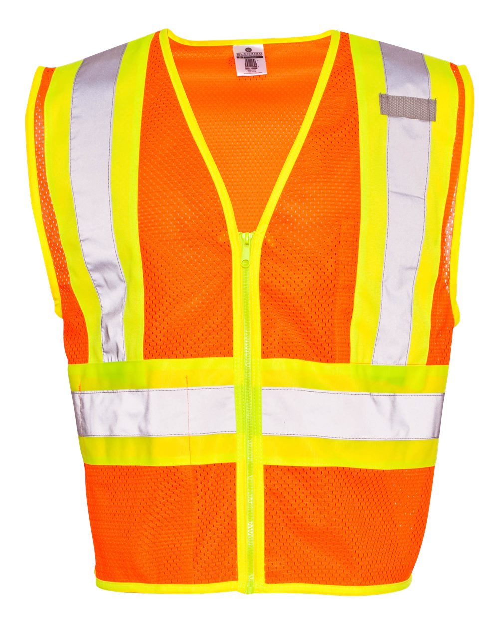 Unisex Ultra-Cool™ Contrasting Mesh Vest - Front - B87529663 - Orange
