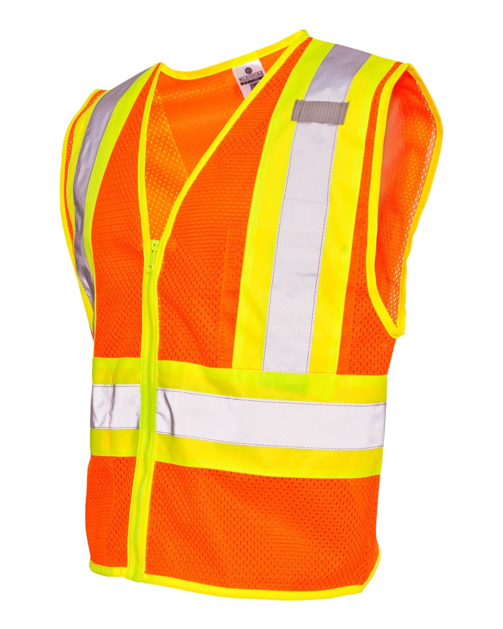 Unisex Ultra-Cool™ Contrasting Mesh Vest - Side - B87529663 - Orange