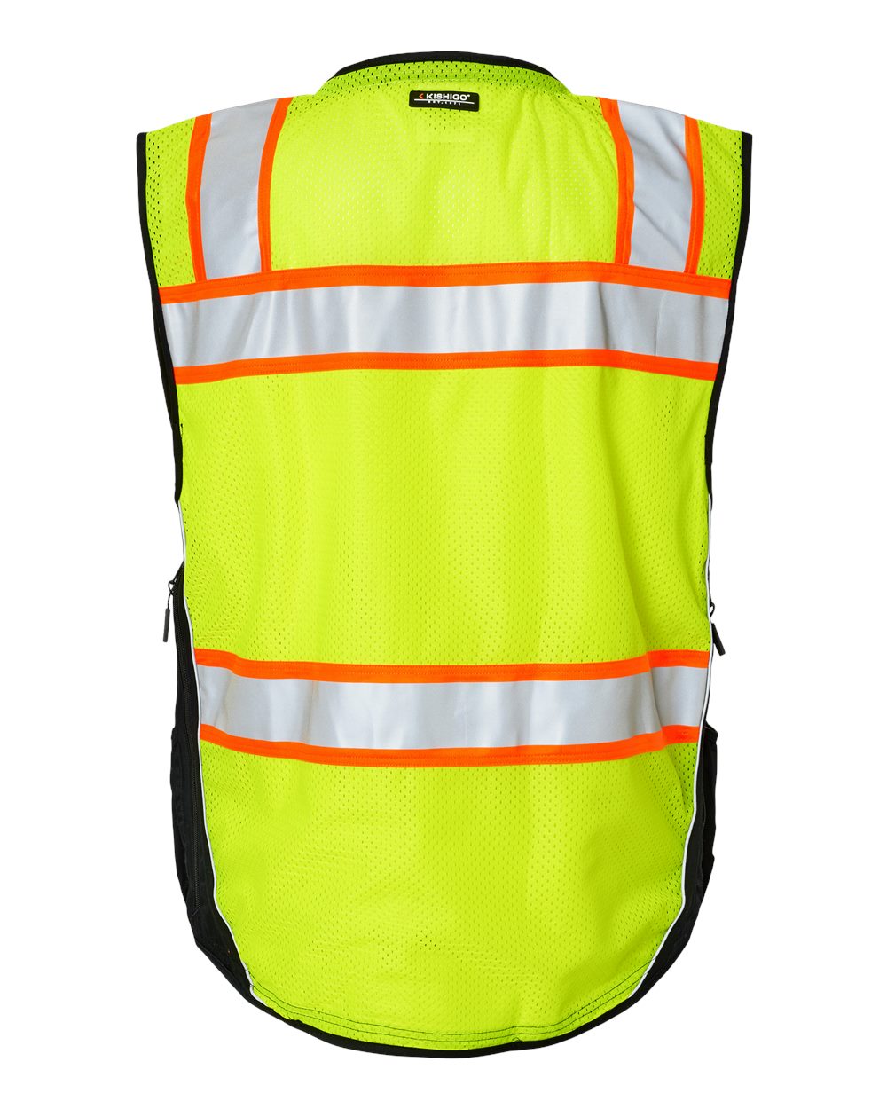 Unisex Premium Black Series® Surveyors Vest - Back - B63629173 - Lime