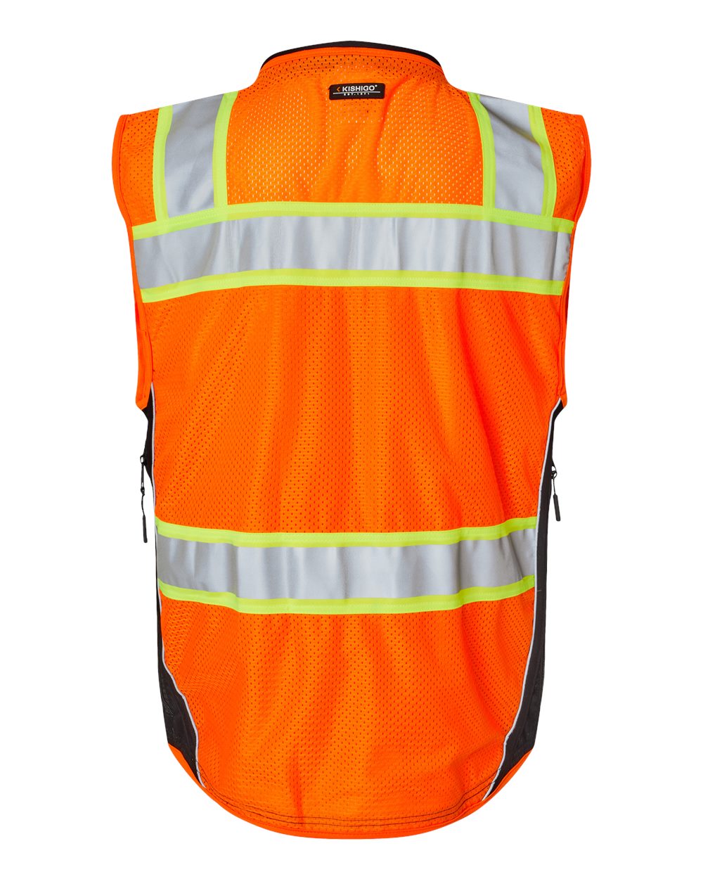 Unisex Premium Black Series® Surveyors Vest - Back - B63629663 - Orange