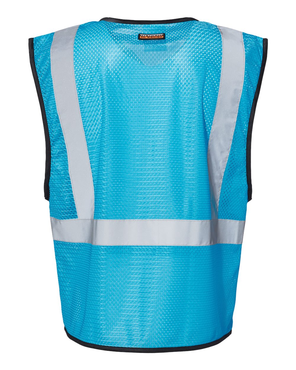 Unisex EV Series® Enhanced Visibility Non-ANSI Vest - Back - B68829253 - Electric Blue - B130