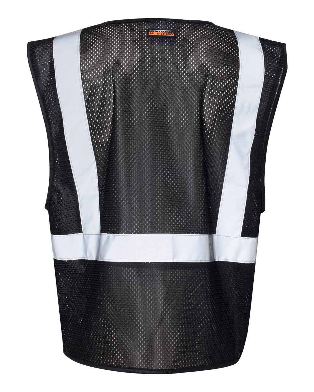 Unisex EV Series® Enhanced Visibility Non-ANSI Vest - Back - B68829503 - Black - B120