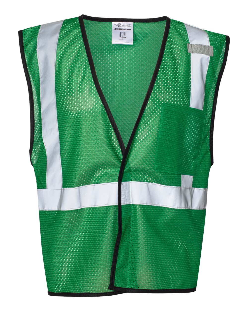 Unisex EV Series® Enhanced Visibility Non-ANSI Vest - Front - B68829603 - Green - B123