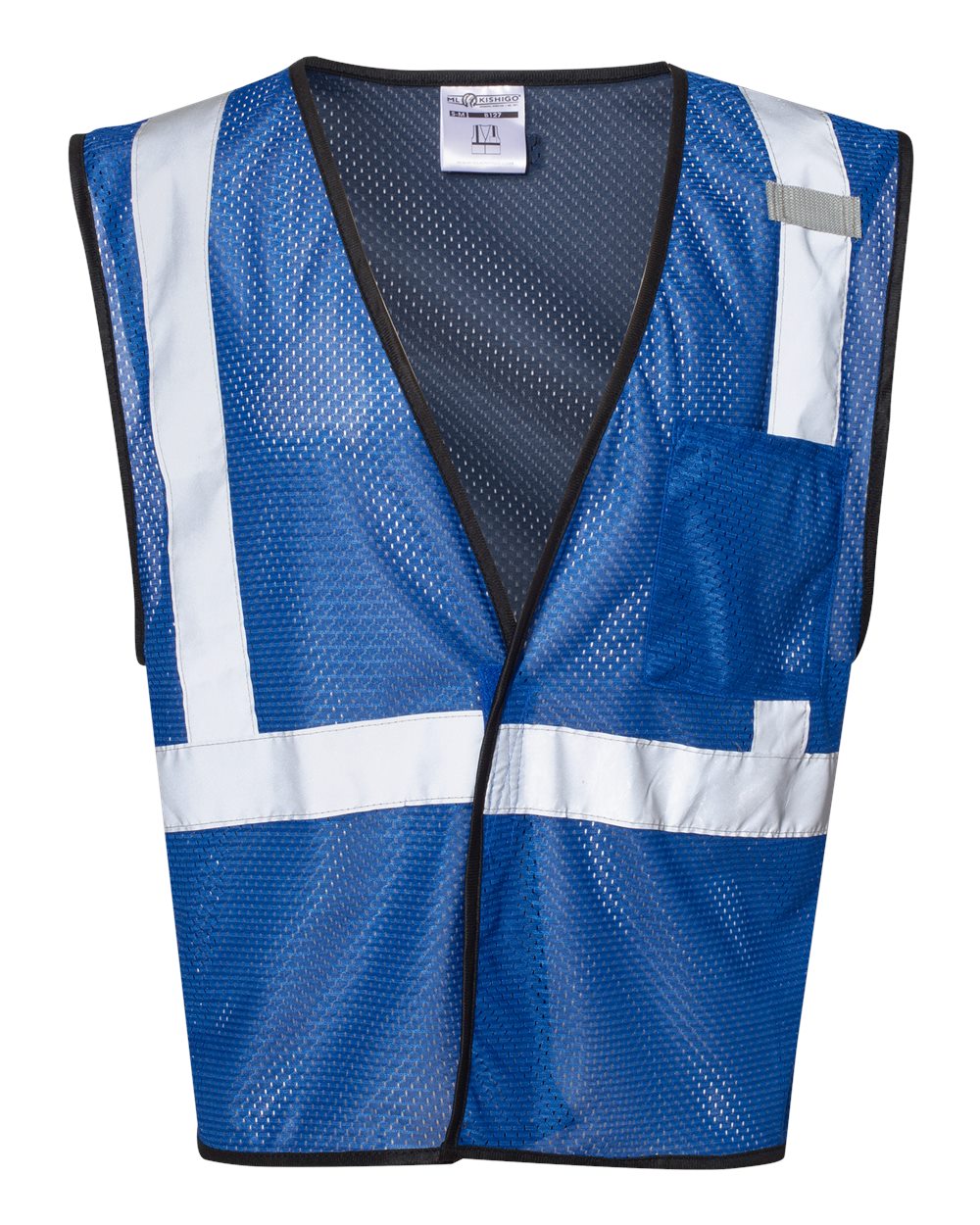 Unisex EV Series® Enhanced Visibility Non-ANSI Vest - Front - B68829753 - Royal Blue - B121