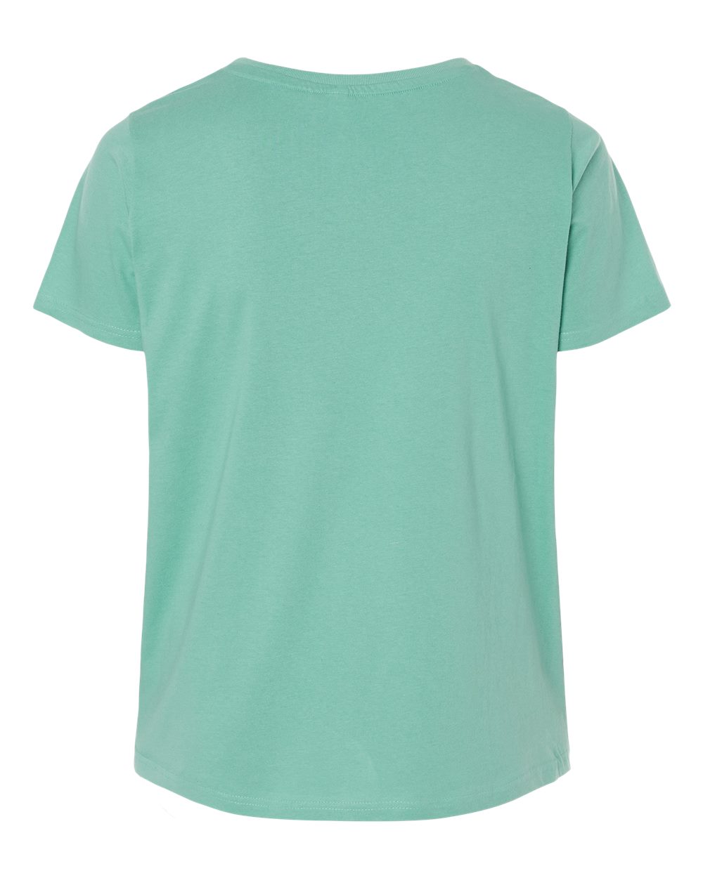 Women's Curvy Collection Fine Jersey Tee - Back - B04938812 - Saltwater
