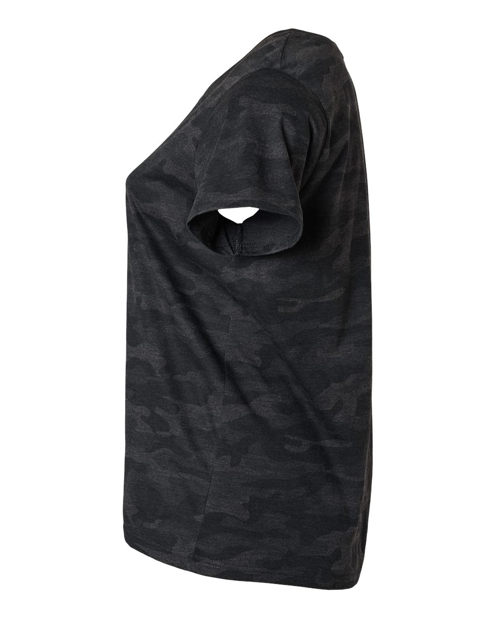 Women's Curvy Collection Fine Jersey Tee - DirectSide - B04938962 - Storm Camo