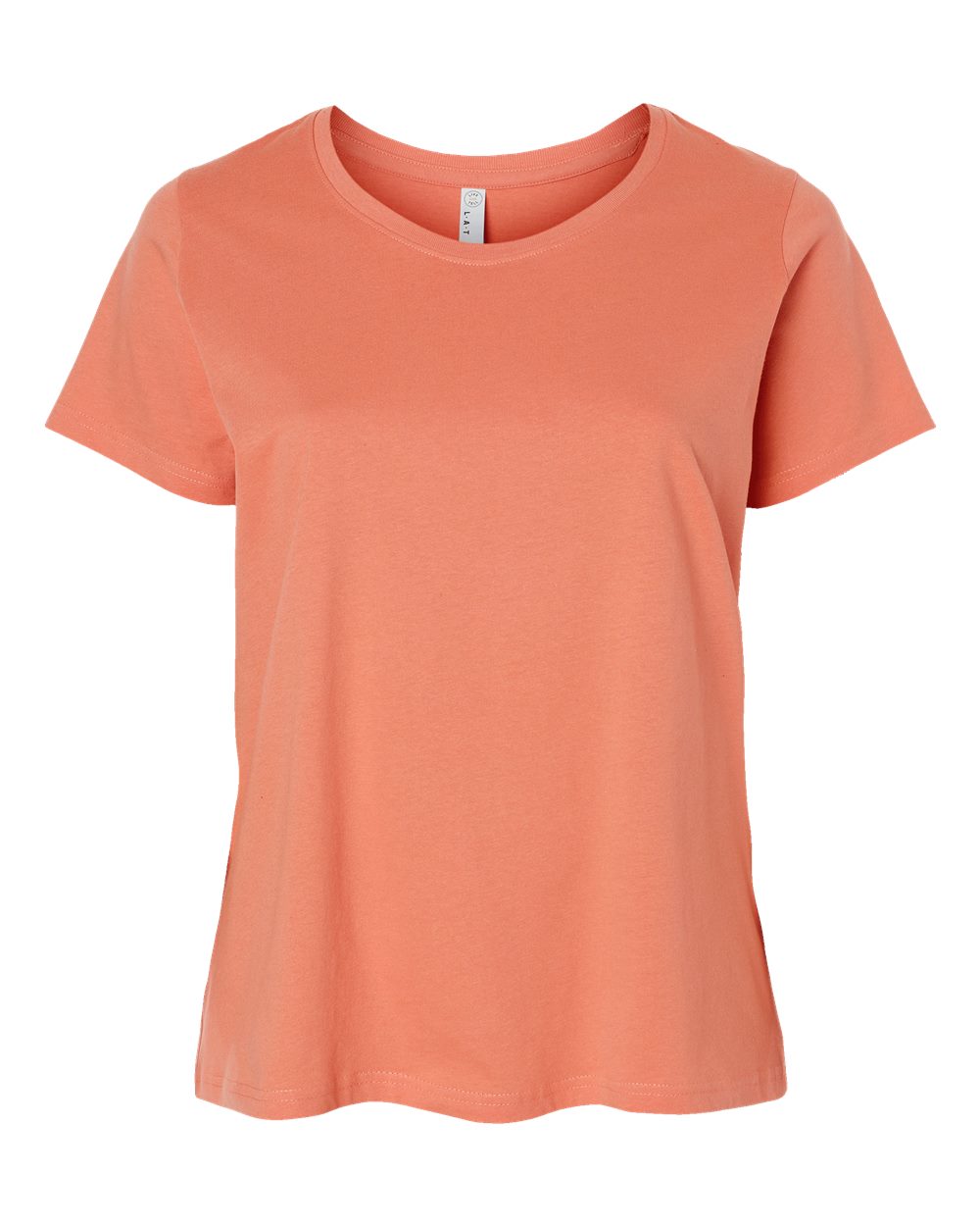Women's Curvy Collection Fine Jersey Tee - Front - B04938082 - Sunset