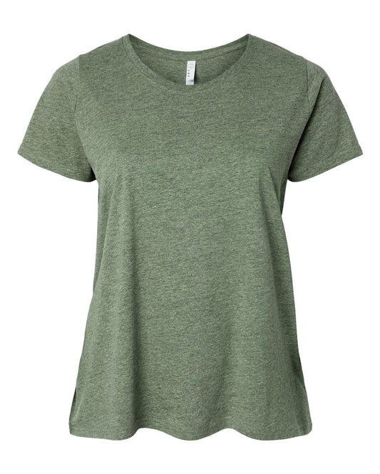 Women's Curvy Collection Fine Jersey Tee - Front - B04938542 - Bamboo Blackout