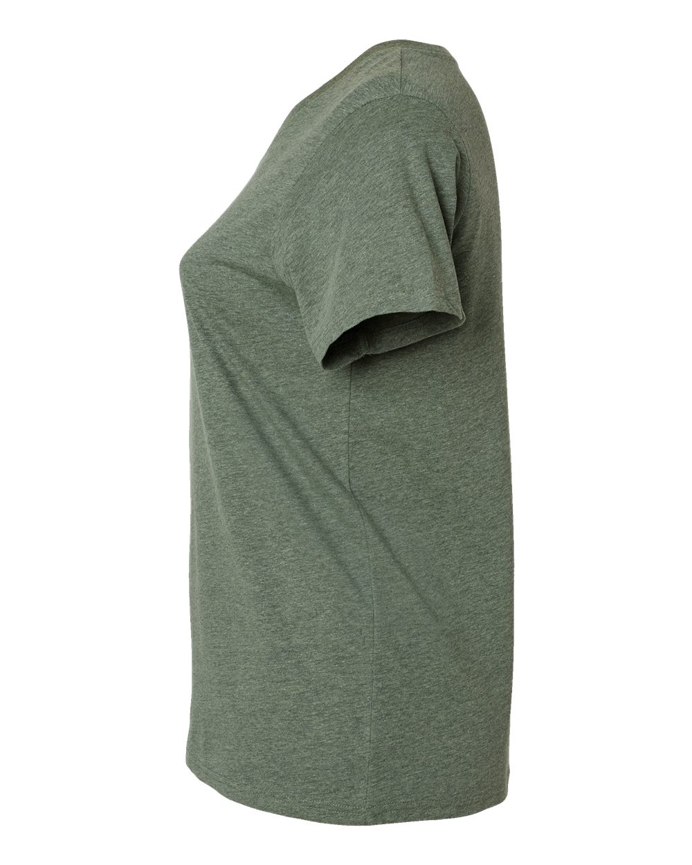 Women's Curvy Collection Fine Jersey V-Neck Tee - DirectSide - B05038544 - Bamboo Blackout