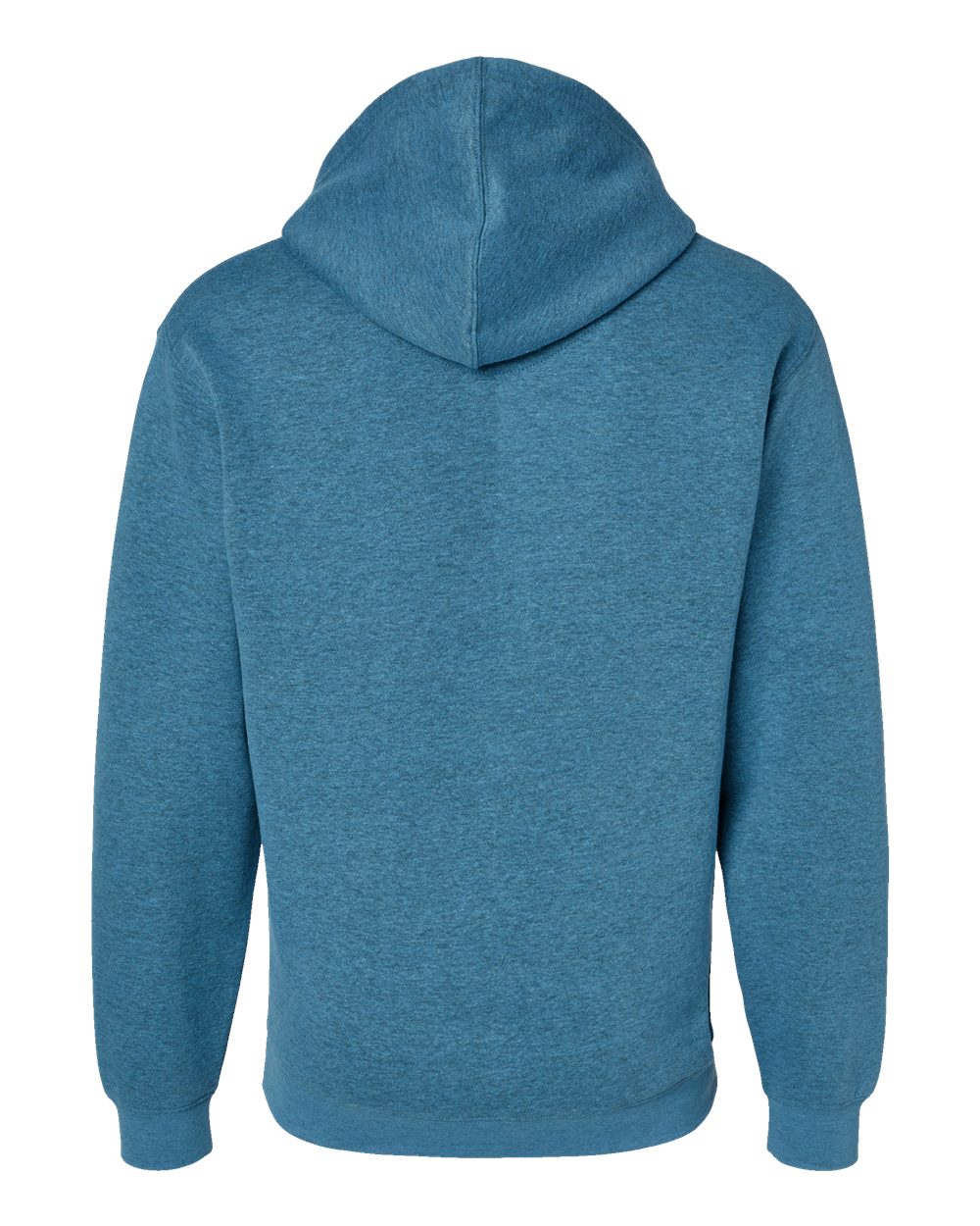 Unisex Elevated Fleece Hoodie Sweatshirt - Back - B06538963 - Bermuda Blackout