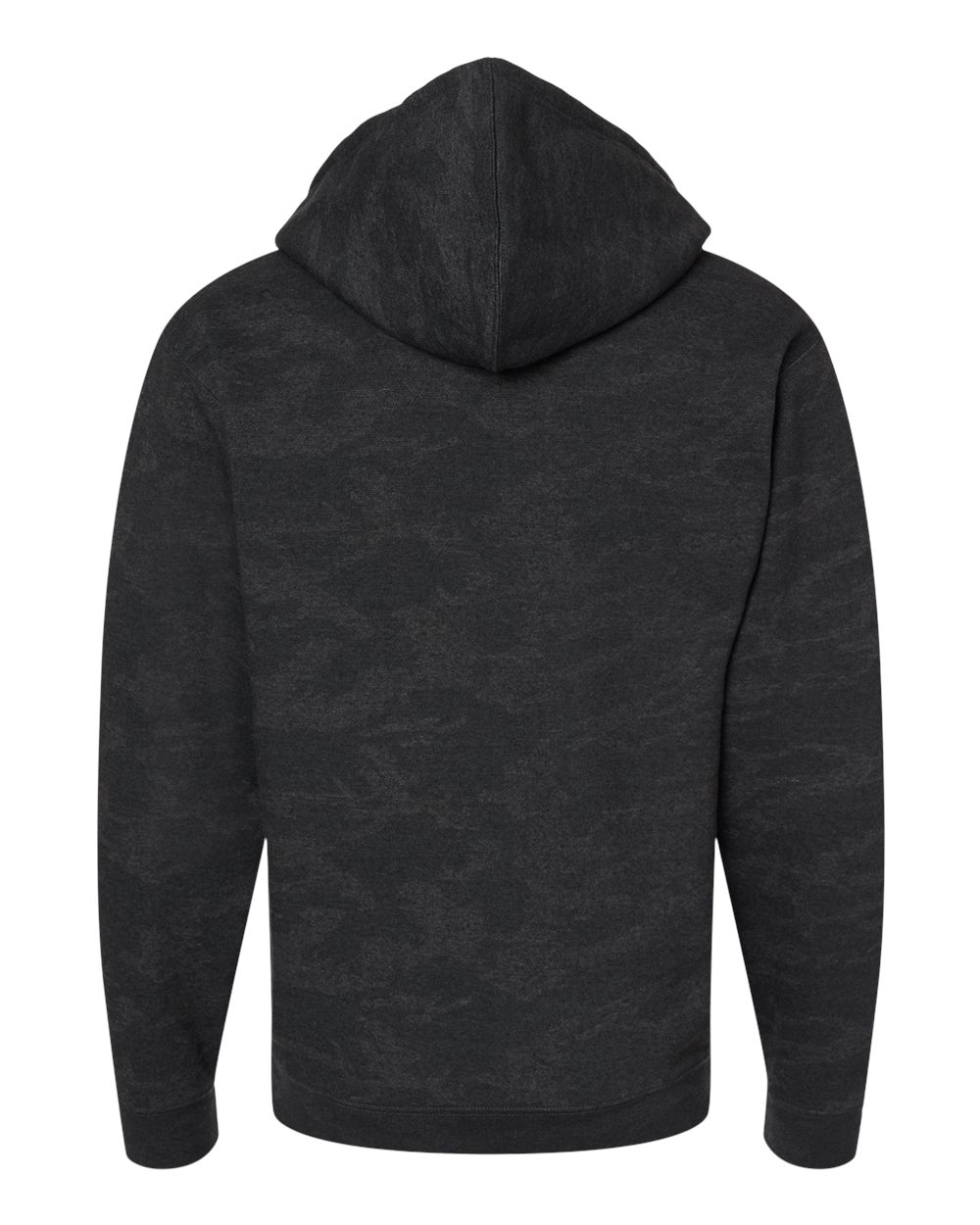 Unisex Elevated Fleece Hoodie Sweatshirt - Back - B06538983 - Storm Camo