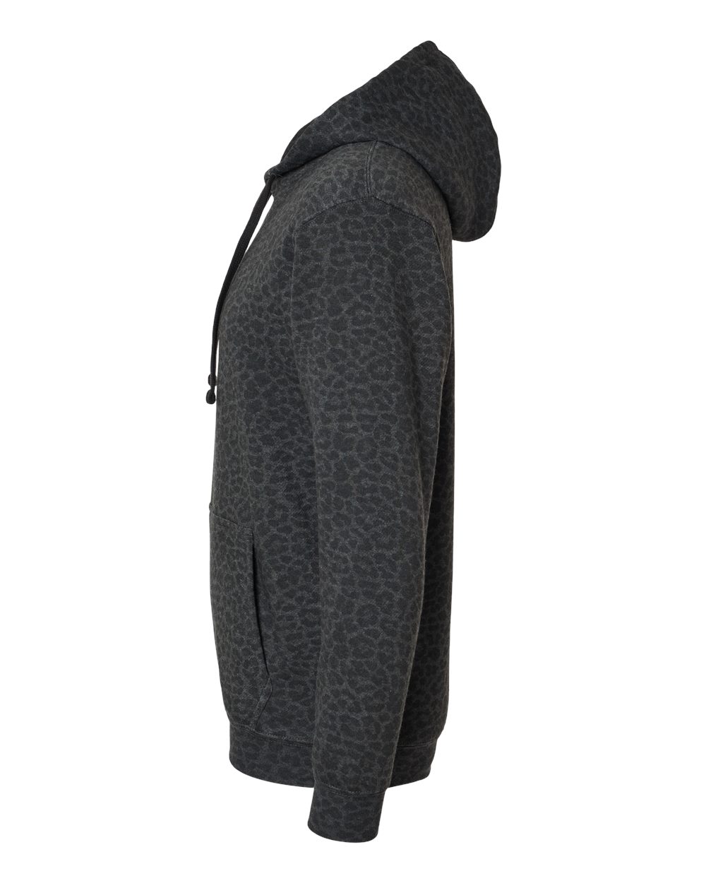 Unisex Elevated Fleece Hoodie Sweatshirt - DirectSide - B06538103 - Black Leopard