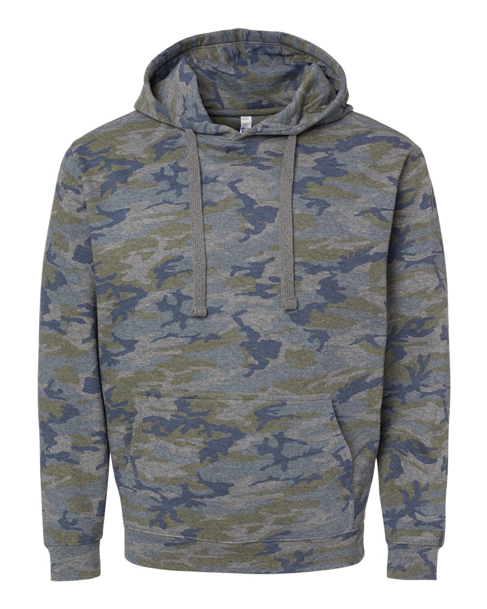 Unisex Elevated Fleece Hoodie Sweatshirt - Front - B06538113 - Vintage Camo